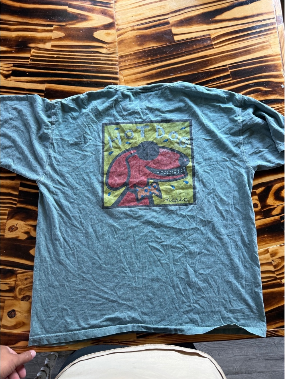 Comfort Colors Thorlabs Hot Dog graphic T-shirt blue